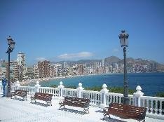 benidorm levante beach image
