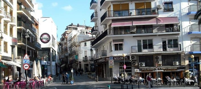 benidorm old town and gay village